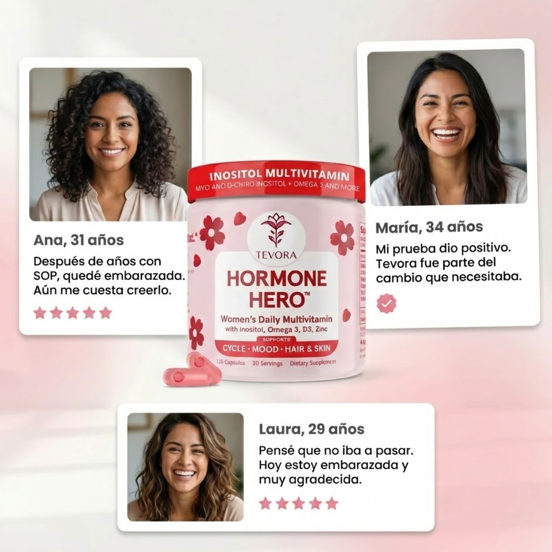 Tevora Inositol™ - Ayuda a Mujeres con SOP a Quedar Embarazadas en 30 Días.