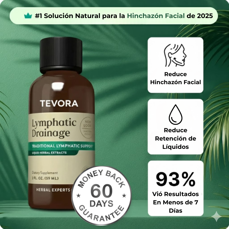 TEVORA Detox Drops™   Reduce la Hinchazón Facial En Solo Días