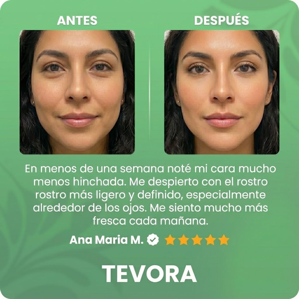 TEVORA Detox Drops™  - Reduce la Hinchazón Facial en Días