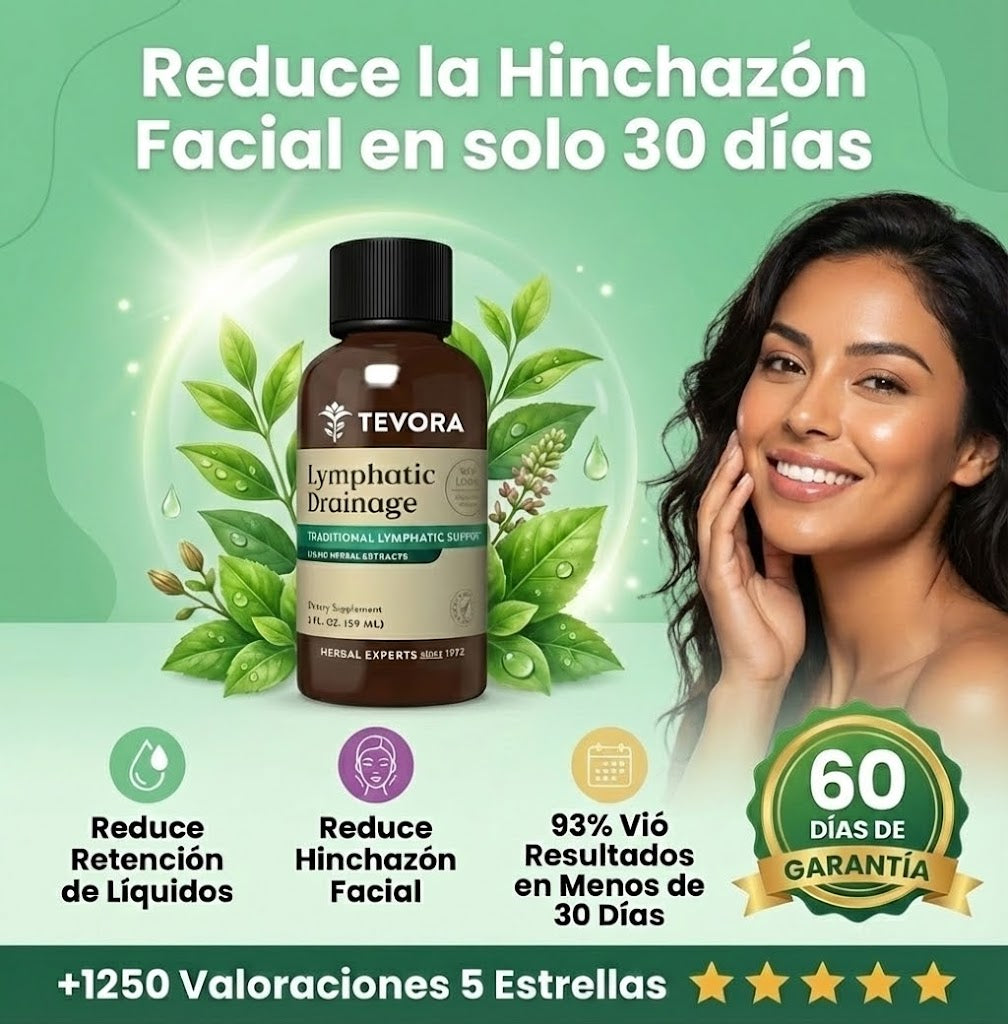 TEVORA Detox Drops™  - Reduce la Hinchazón Facial en Días